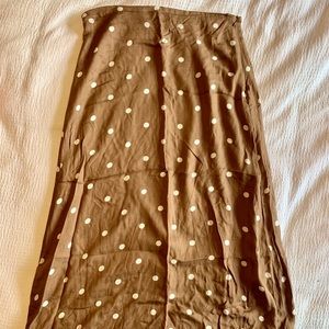 Polka dot midi skirt size medium